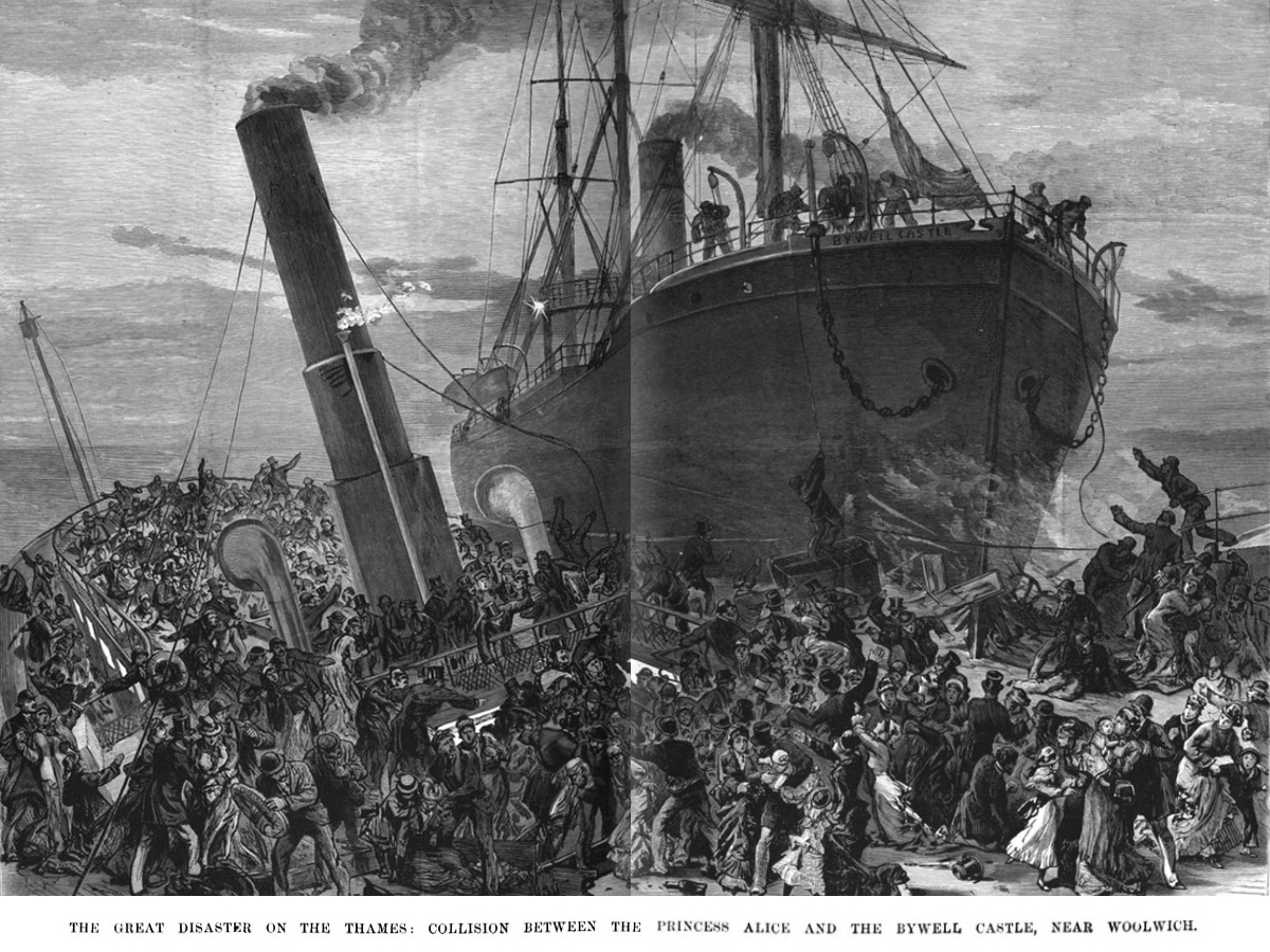 Disaster on the Thames (Illustrated London News, 14th September 1878)